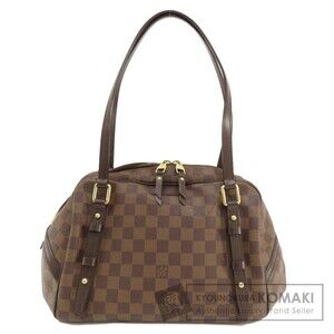 Louis Vuitton Rivington Damier Ebene Brown Handbag Canvas